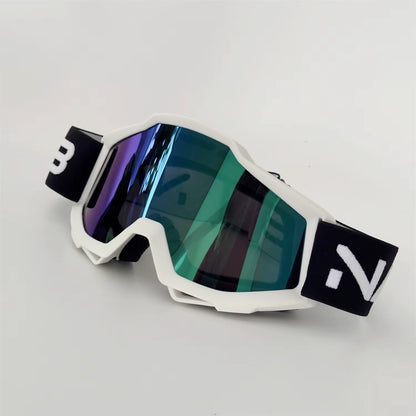 NAFEIB Motorcycle Riding Goggles with Elastic Band to Prevent Detachment UV400 High-Quality Windproof Outdoor Off-Road Glasses
