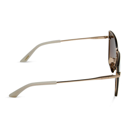 EMILY in PARIS - MINDY + STAGE LIGHTS GOLD + IRIDESCENT MIRROR SUNGLASSES