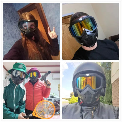 BSDDP Manufacturers Selling Retro Harley Mask Goggles for Off-Road Motorcycle Goggles Outdoor Riding Goggles