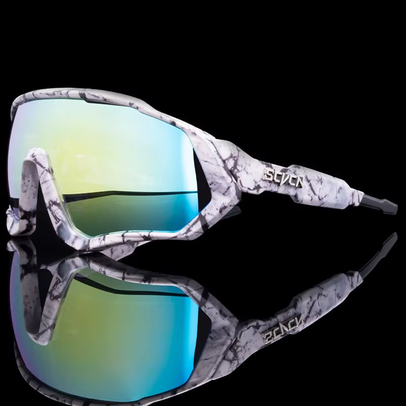 SCVCN UV400 Sport Cycling Glasses Road Sunglasses Bicycle Eyewear Mountain Bike MTB Cycl Goggles Running Glasses
